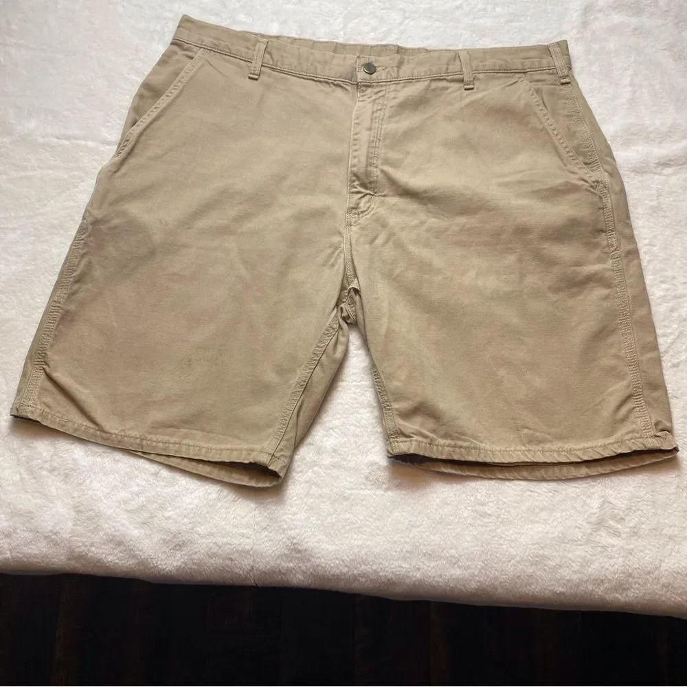 Carhartt Tan Work Shorts Size 40